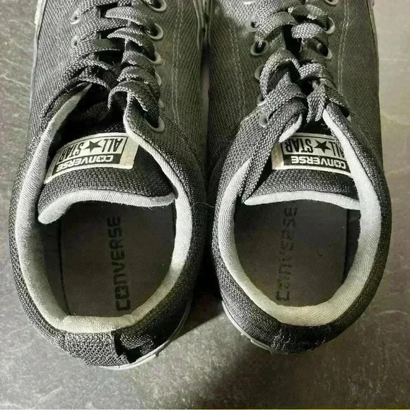 Converse Triple Black Grey Speckled Padded Tongue Sz 9, 160297C- EUC! - Picture 11 of 12